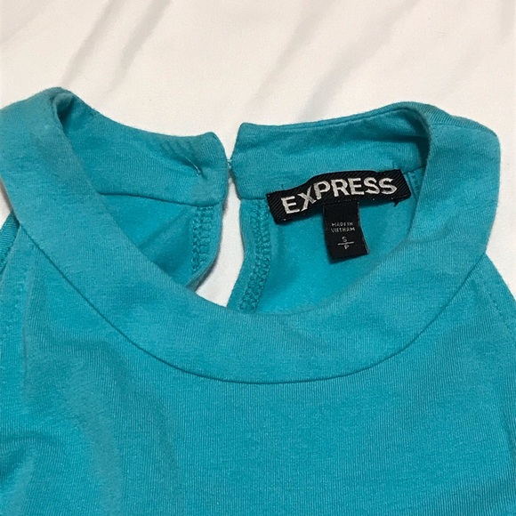 Express High Halter Neck A Line Dress - Picture 6 of 13